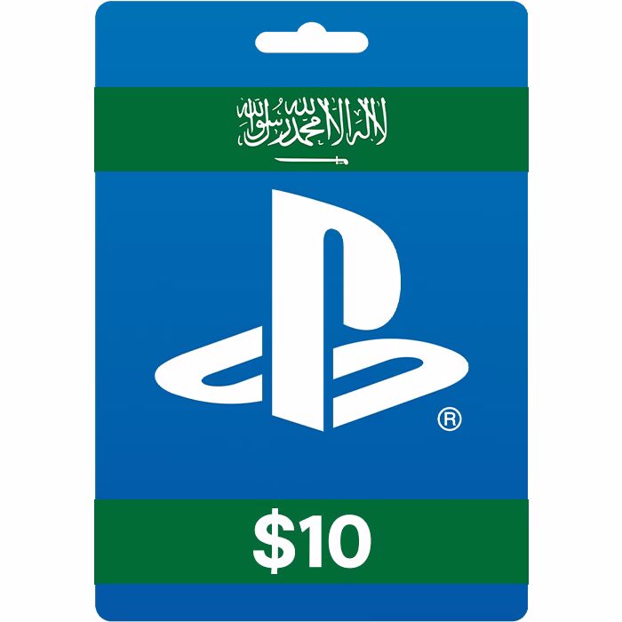 بطاقة شحن ستور سعودي 10$ Playstation Store Card KSA