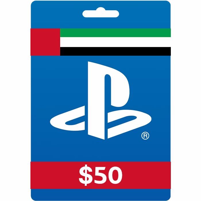 بطاقة شحن ستور اماراتي 50$ Playstation Card UAE