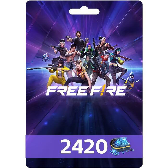 بطاقة شحن جواهر فري فاير Free Fire – 2420 Diamonds