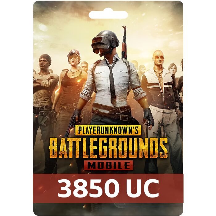 شحن شدات ببجي موبايل PUBG MOBILE 3850 UC