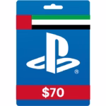 بطاقة شحن ستور اماراتي 70$ Playstation Card UAE