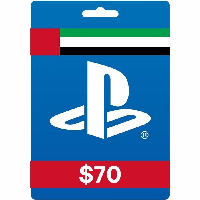 بطاقة شحن ستور اماراتي 70$ Playstation Card UAE