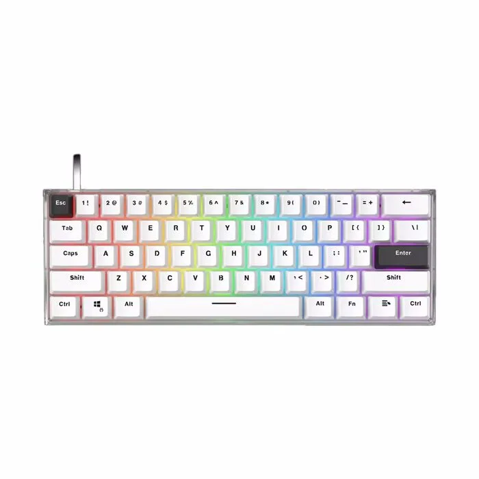 FANTECH MAXFIT61 MK857 FROST RGB MODULAR MECHANICAL KEYBOARD