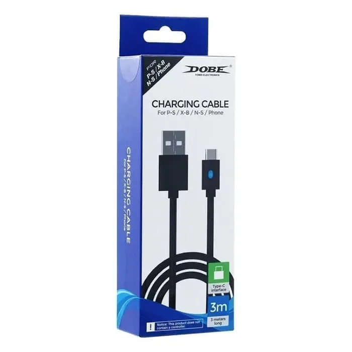 DOBE PS5 CHARGING CABLE 3M TP5-3585