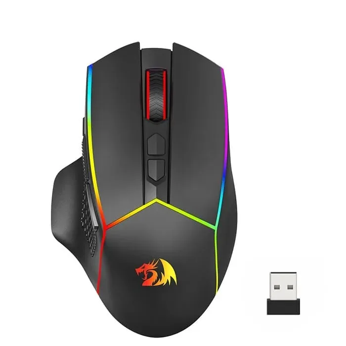 Redragon AXE PRO M814RGB 3 modes connections gaming mouse