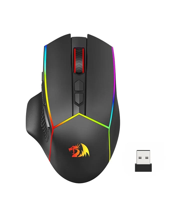 Redragon AXE PRO M814RGB 3 modes connections gaming mouse