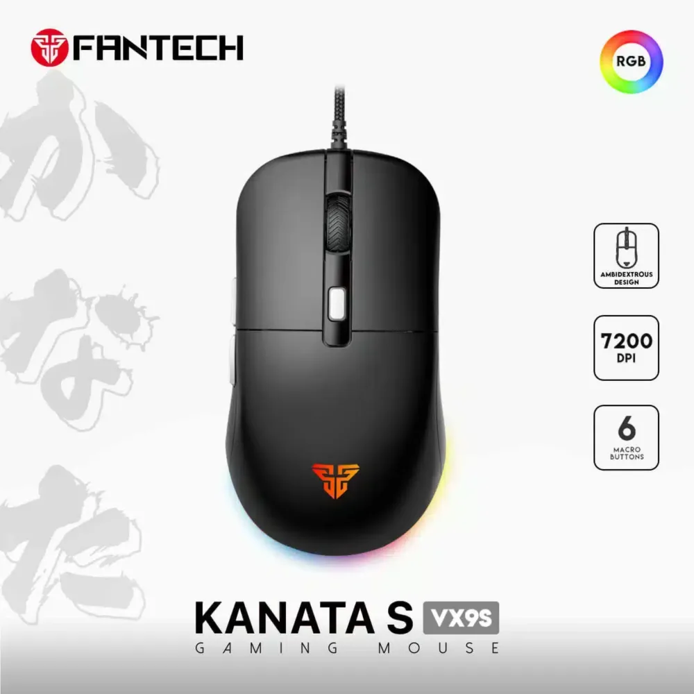 ⁦FANTECH KANATA VX9 S GAMING MOUSE⁩ - الصورة ⁦2⁩