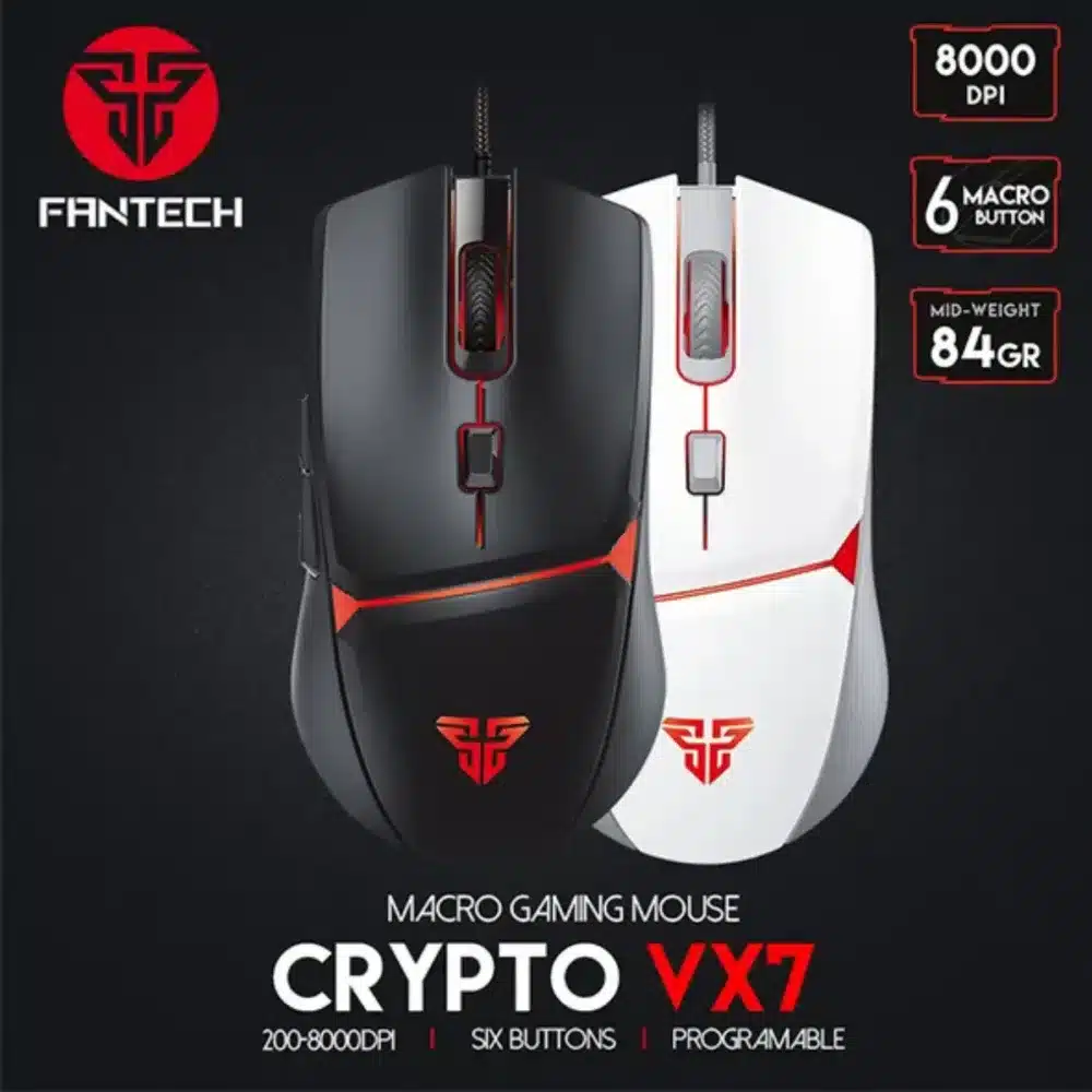 ⁦FANTECH VX7 CRYPTO GAMING MOUSE⁩ - الصورة ⁦2⁩