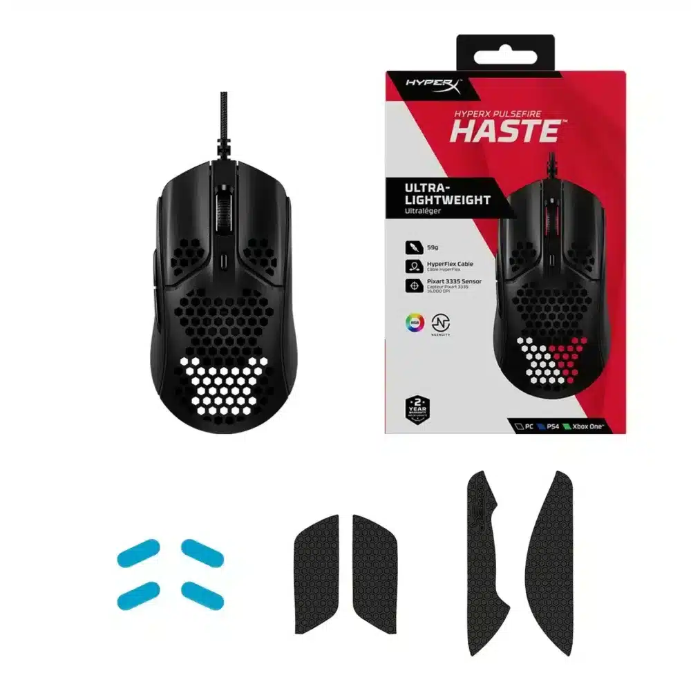 ⁦HyperX Pulsefire Haste – Gaming Mouse⁩ - الصورة ⁦2⁩