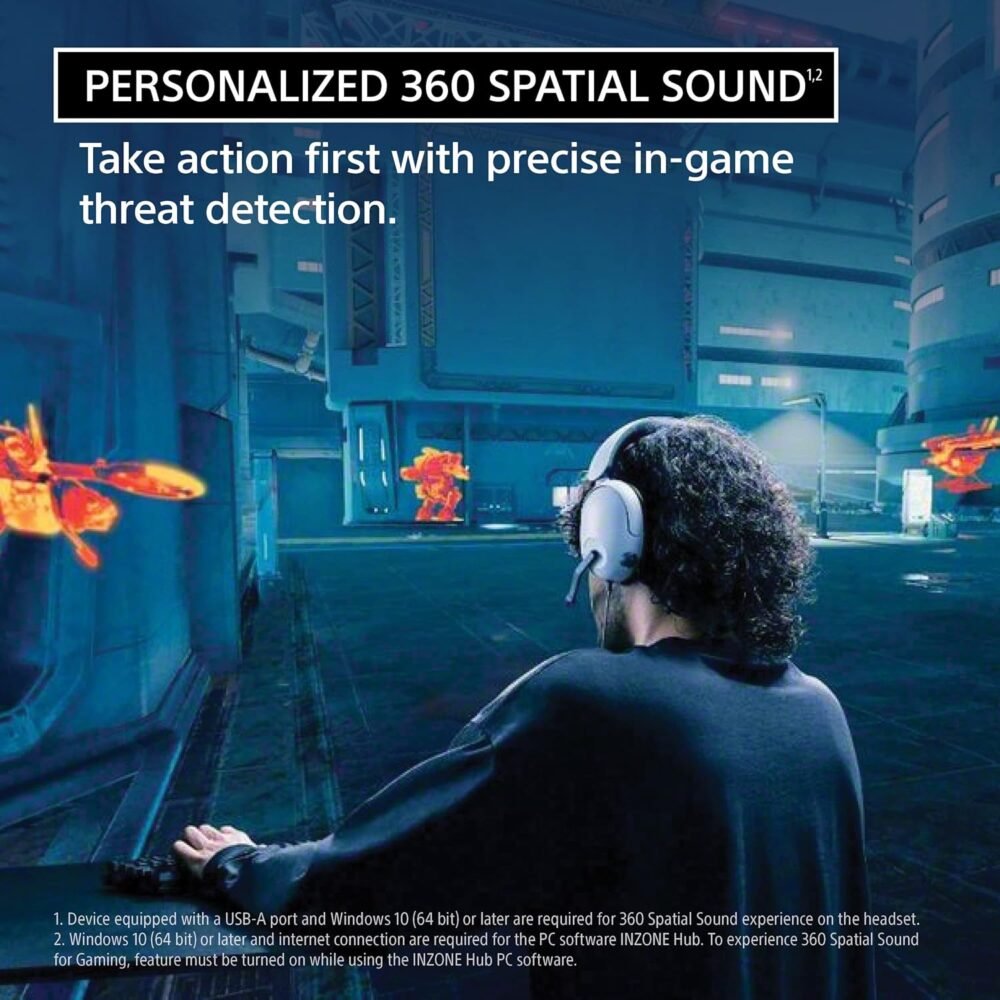 ⁦INZONE H3 Wired Gaming Headset⁩ - الصورة ⁦5⁩