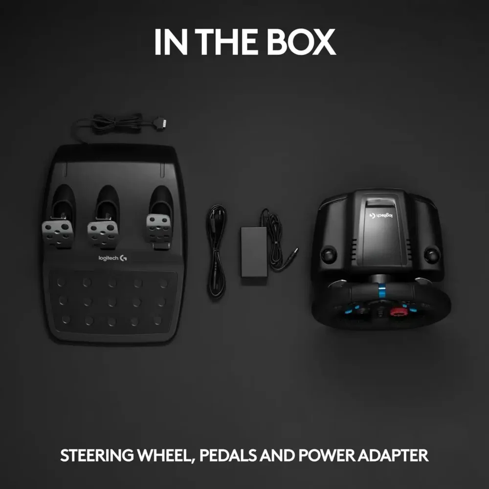 ⁦Logitech G29 Driving Force Racing Wheel and Floor Pedals⁩ - الصورة ⁦2⁩