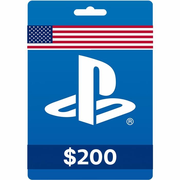 بطاقة شحن ستور امريكي 200$ Playstation Card USA