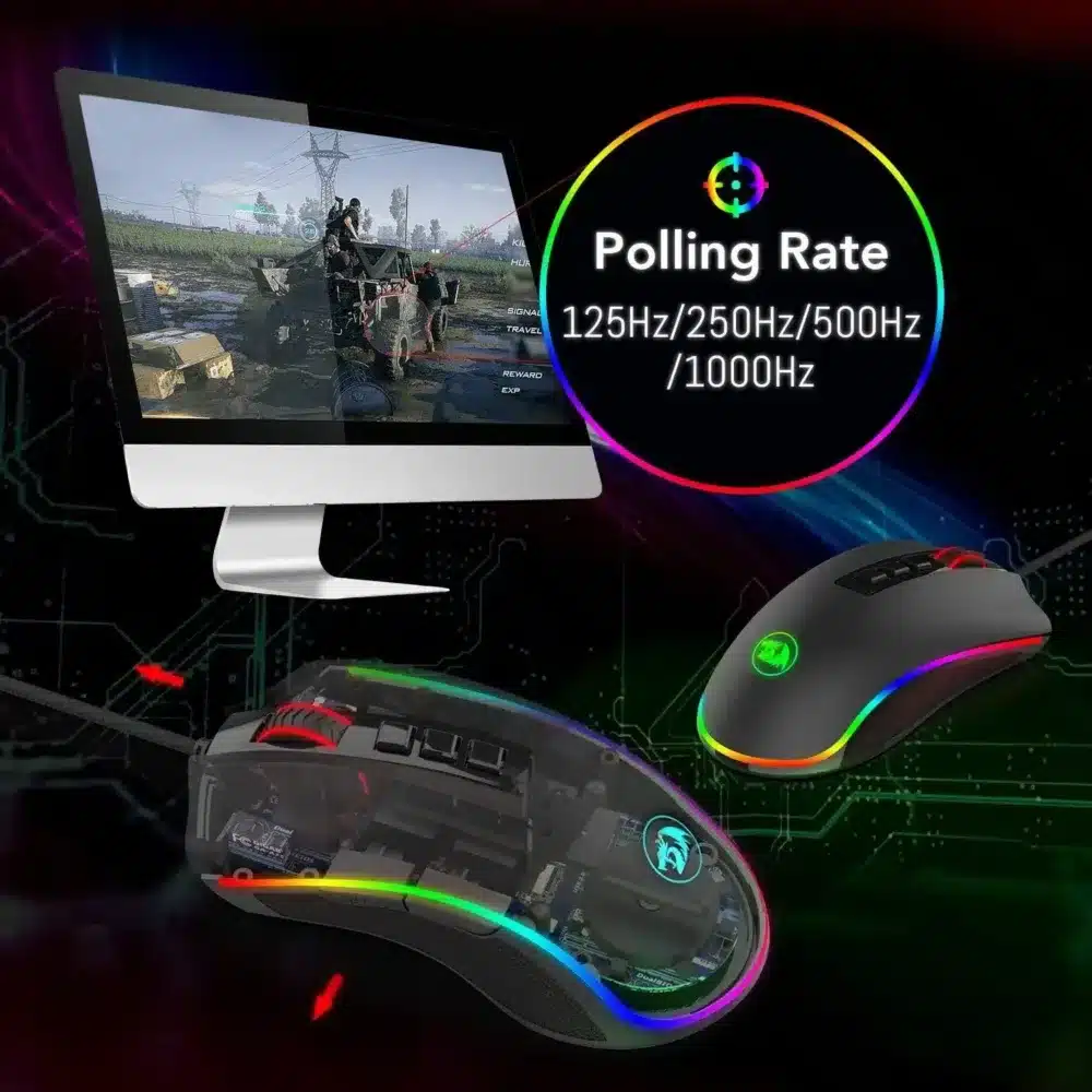 ⁦Redragon M711 COBRA Gaming Mouse⁩ - الصورة ⁦7⁩