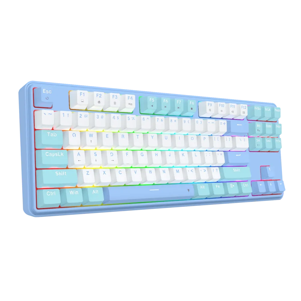 ⁦Redragon STAR BLADE TKL K707 Gasket RGB Wired Mechanical Gaming Keyboard⁩ - الصورة ⁦2⁩