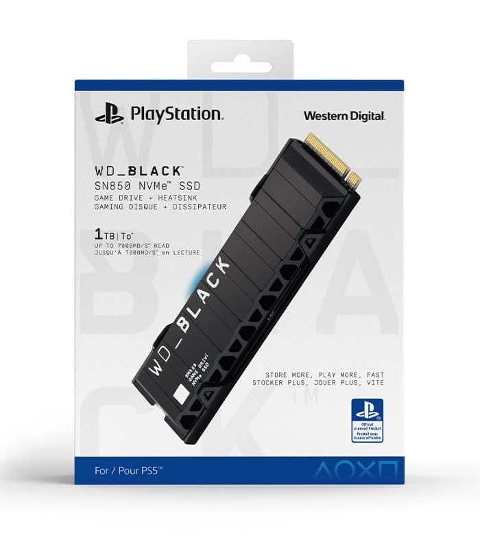 Western Digital 1TB SN850 NVMe SSD for PS5