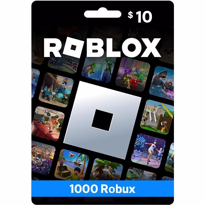 بطاقة شحن روبلوكس روبوكس Roblox Digital Gift Card $10 – 1000 Robux