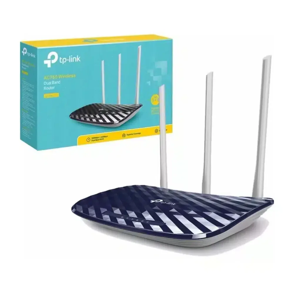 ⁦Archer C20 AC750 Wireless Dual Band Router⁩ - الصورة ⁦2⁩