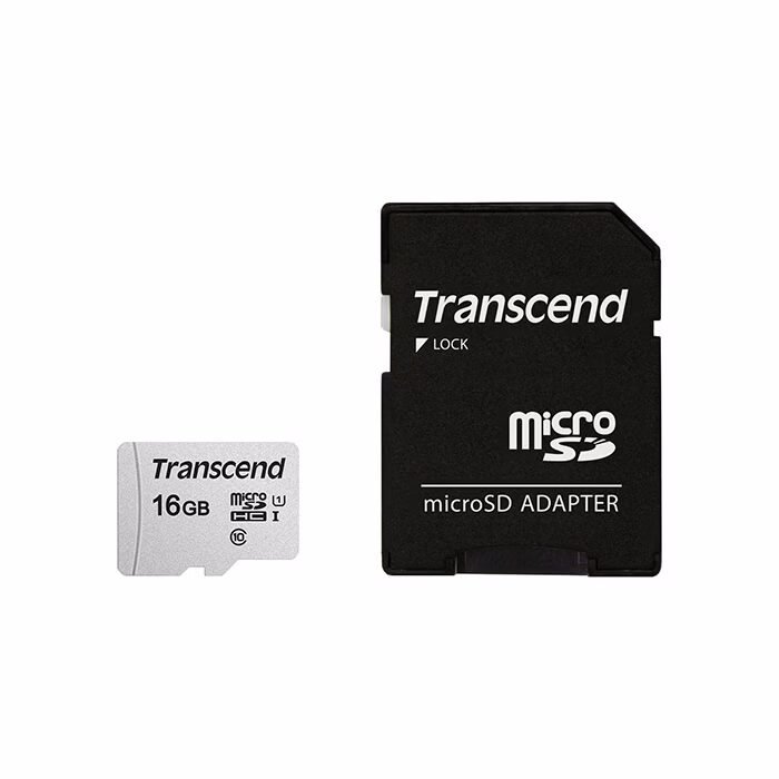 Transcend 16GB MicroSDXC/SDHC 300S Memory Card
