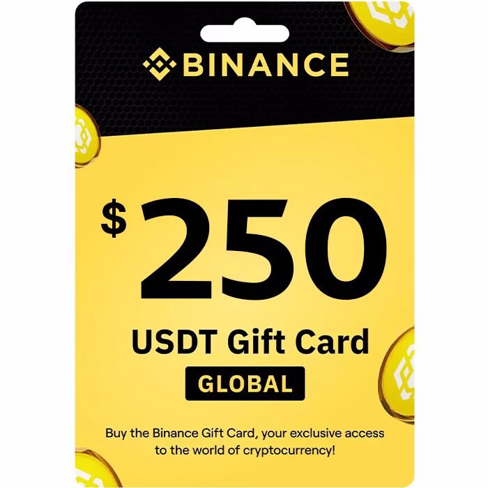 بطاقة بينانس Binance Gift Card (USDT) $250