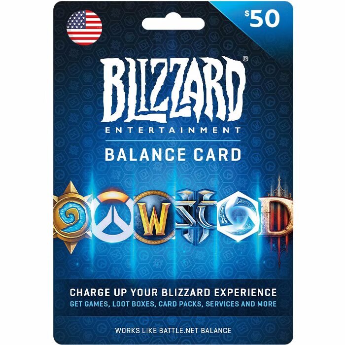 Blizzard Gift Card US $50