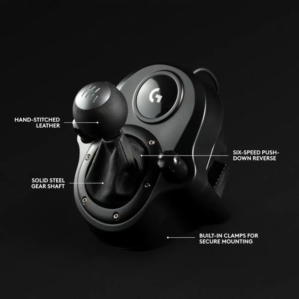 ⁦LOGITECH G DRIVING FORCE SHIFTER FOR G923 G29 AND G920 RACING WHEELS⁩ - الصورة ⁦2⁩