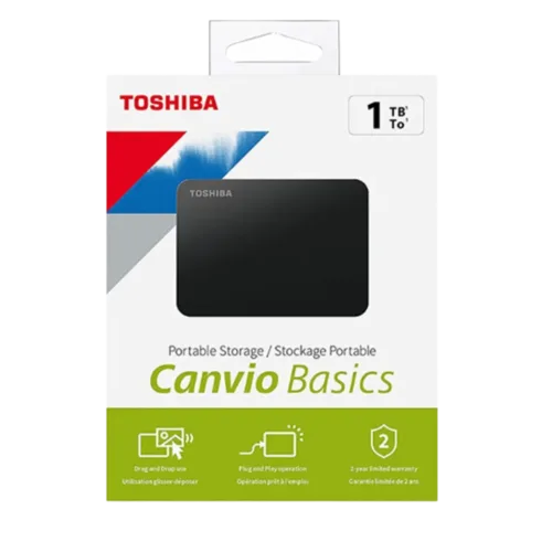 Toshiba Canvio Basics Portable Hard Drive
