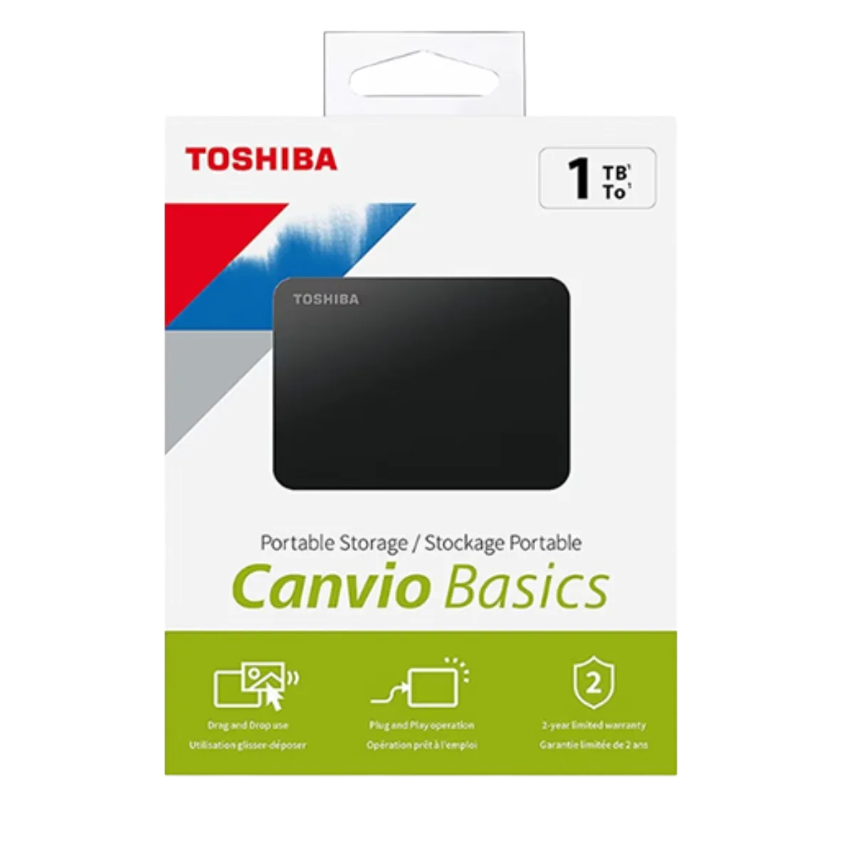 Toshiba Canvio Basics Portable Hard Drive