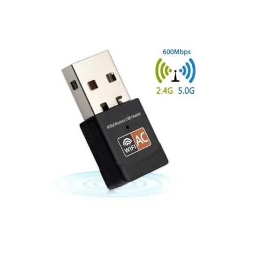 Wireless Dual Band USB Adapter 802.11AC USB WiFi 5Ghz 2.4Ghz 600Mbps