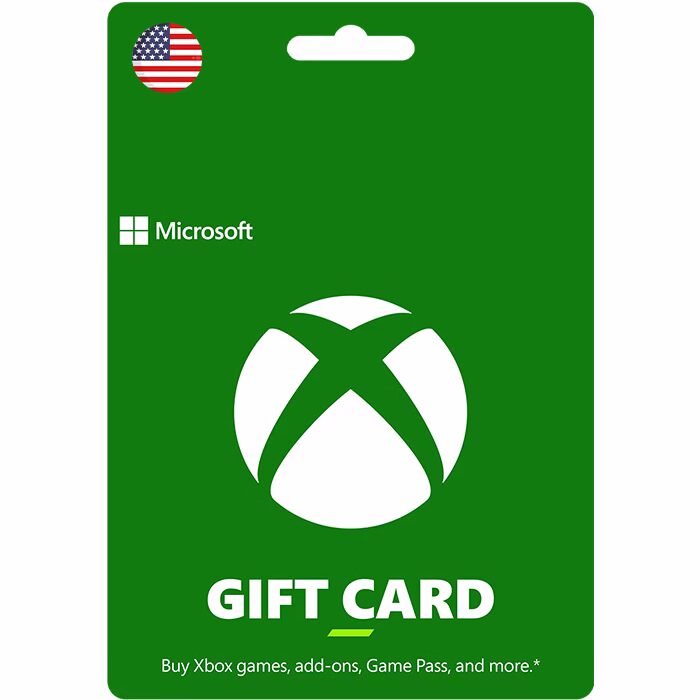 بطاقة شحن إكس بوكس أمريكي Xbox Digital Gift Card USA