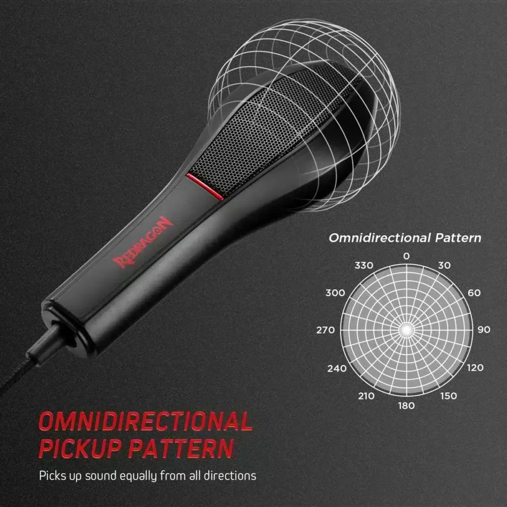 ⁦Redragon GM200 Gaming Stream Microphone⁩ - الصورة ⁦4⁩