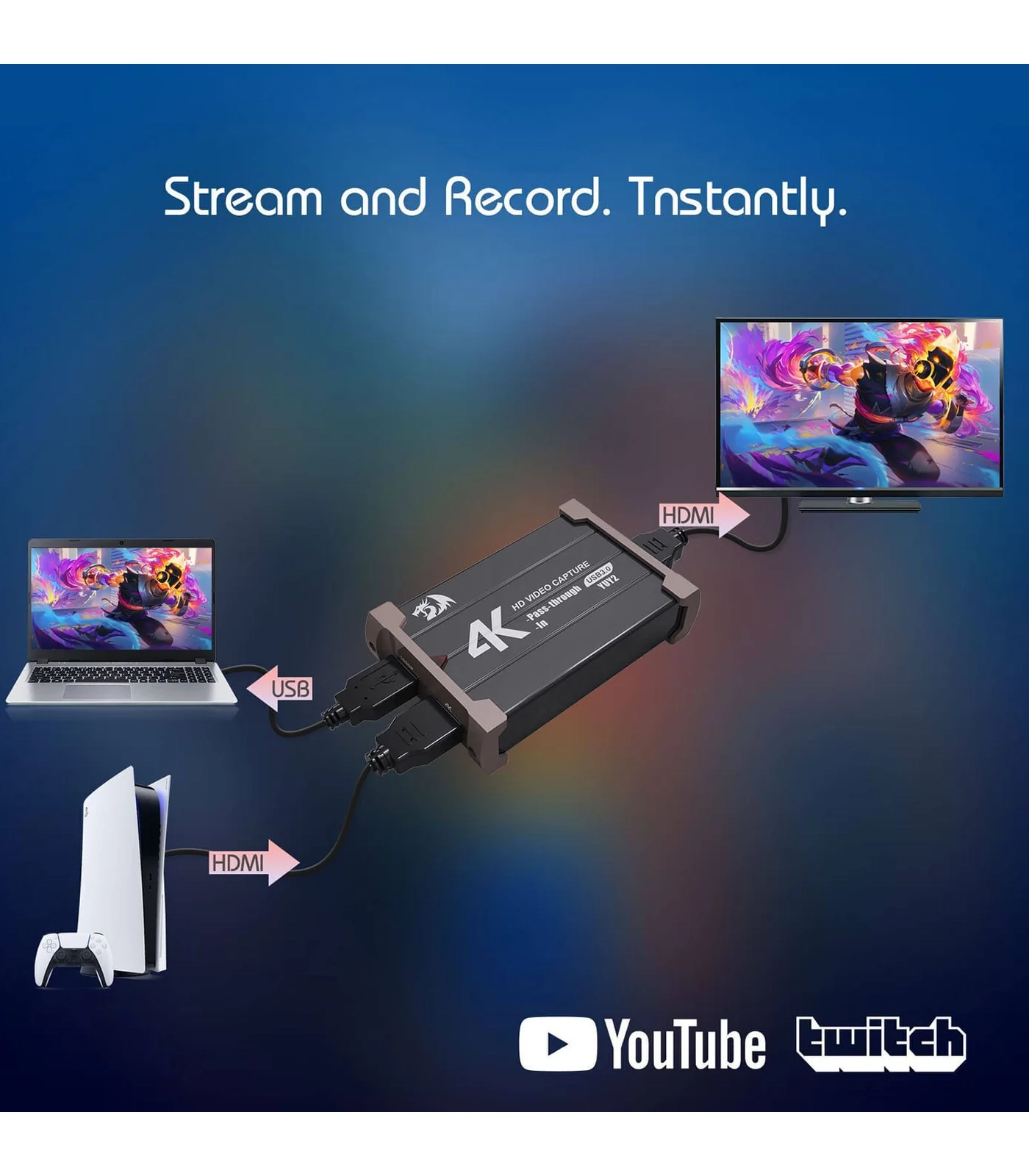 FLASH VC321 4K Video Capture Card1