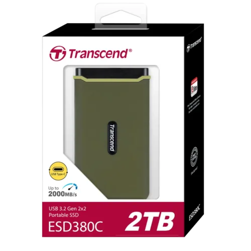 Transcend 2TB ESD380C Type-C Portable SSD