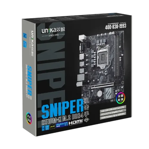 UNIKA UN-H510M-K M.2 DDR4 SNIPER Motherboard