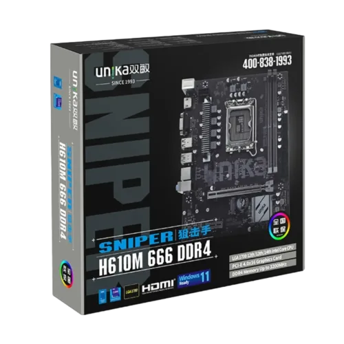 UNIKA UN-H610M 666 DDR4 SNIPER - Motherboard