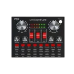 V8K Audio USB Sound Card Microphone Live Broadcast Sound Card