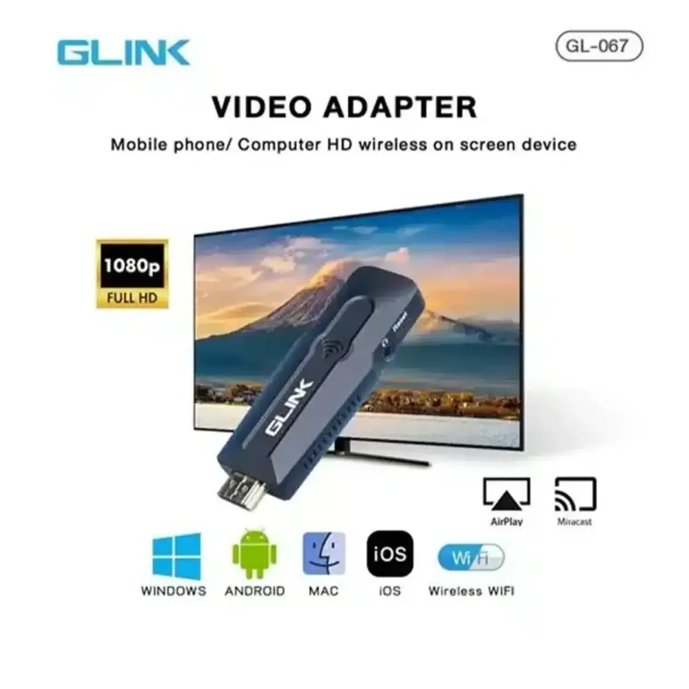 ⁦Adapter Video HD Wrieless GL067 - Glink⁩ - الصورة ⁦2⁩