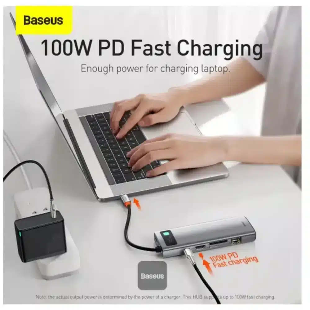 ⁦Baseus 9 in 1 USB C Hub⁩ - الصورة ⁦2⁩