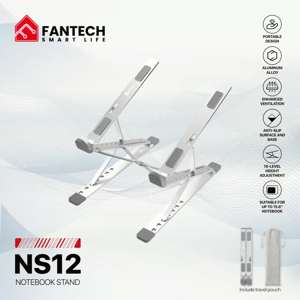 ⁦FANTECH NS12 LAPTOP STAND⁩ - الصورة ⁦2⁩
