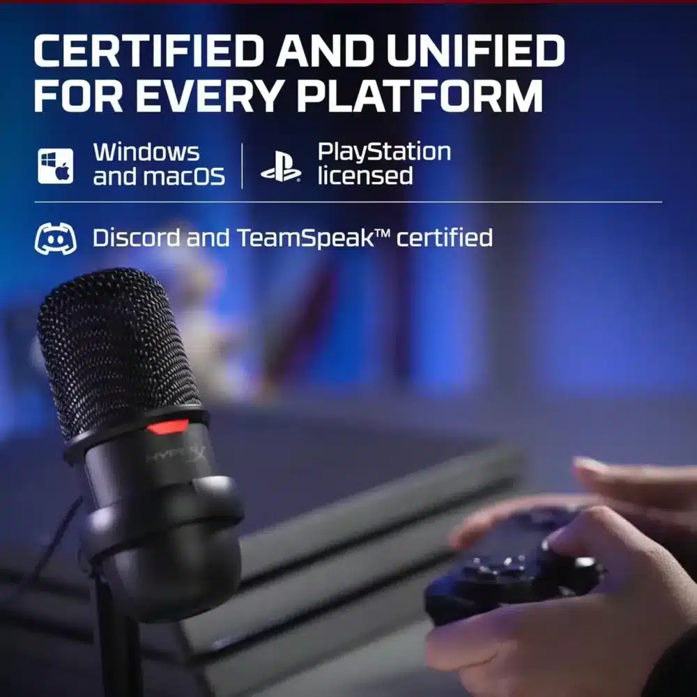 ⁦Hyperx Solocast Usb Gaming Microphone⁩ - الصورة ⁦4⁩