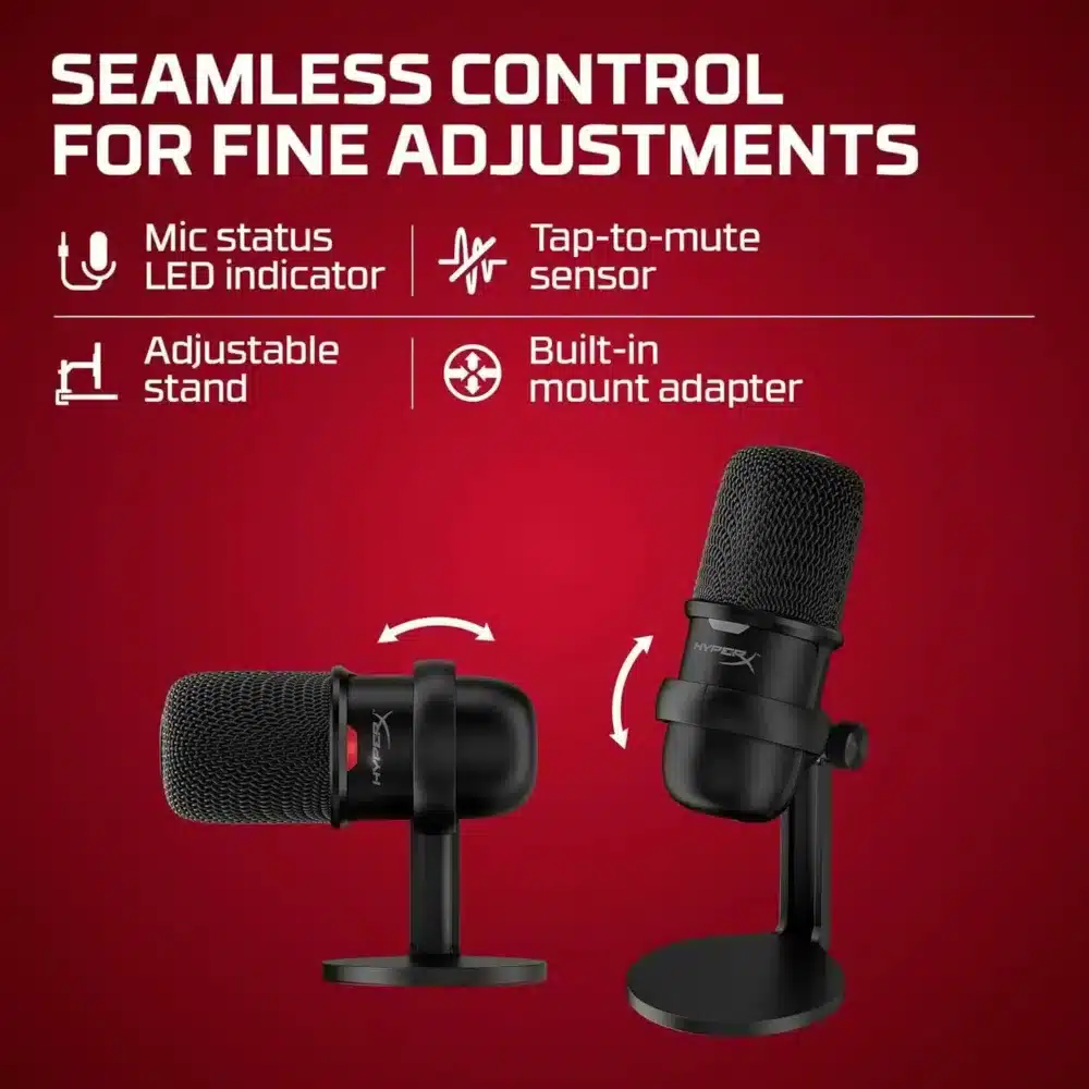 ⁦Hyperx Solocast Usb Gaming Microphone⁩ - الصورة ⁦6⁩