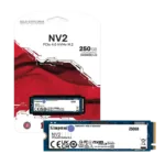 Kingston 250GB NV2 PCIe 4.0 3000mb NVMe SSD