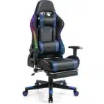 COSTWAY Gaming Chair with RGB