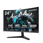 KOORUI 24E6CA 24-inch FHD 180Hz Curved Gaming Monitor