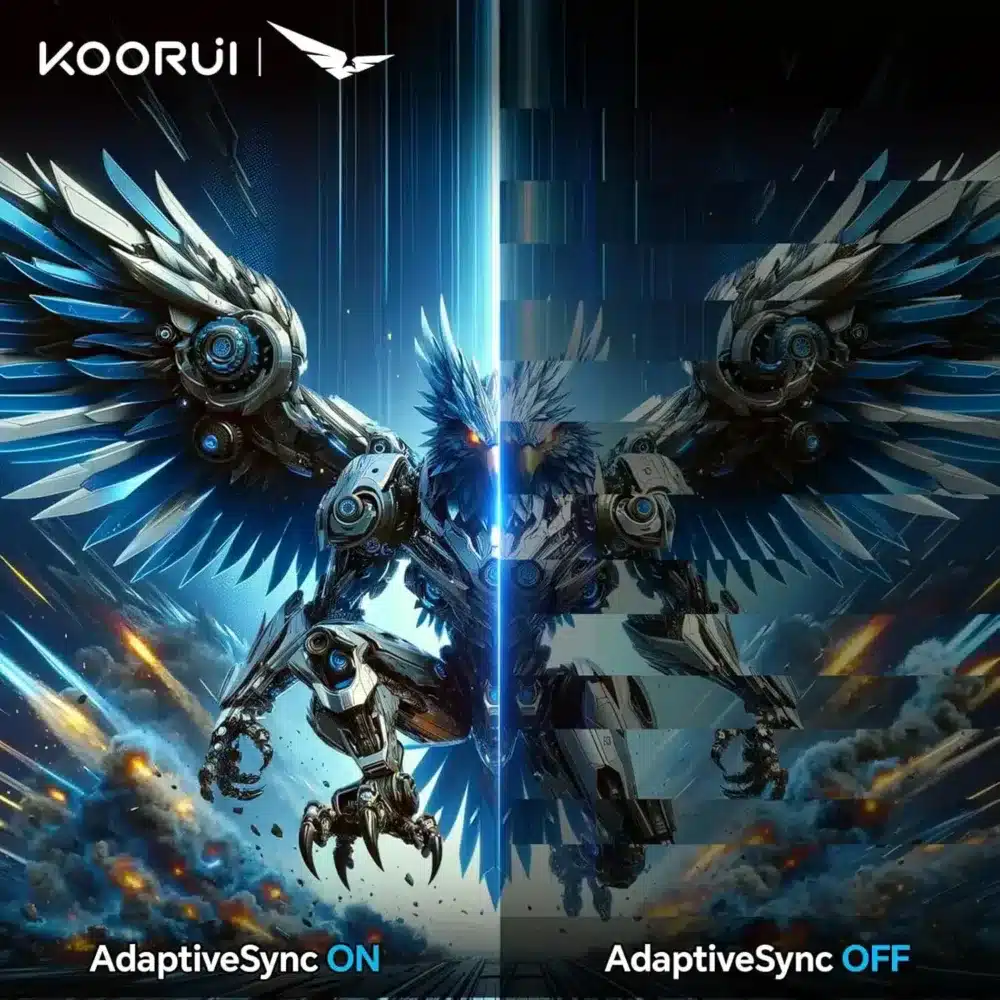 ⁦KOORUI G2511P 25-inch 200Hz IPS FHD Gaming Monitor⁩ - الصورة ⁦2⁩