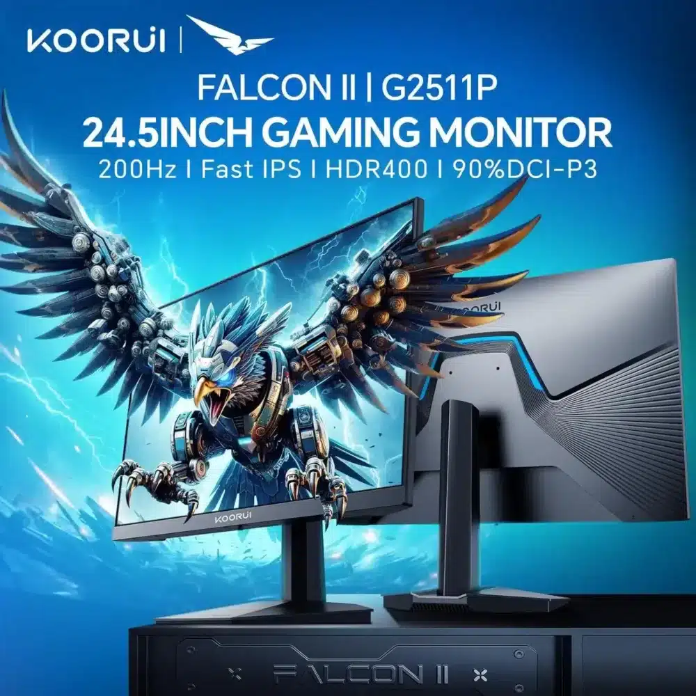 ⁦KOORUI G2511P 25-inch 200Hz IPS FHD Gaming Monitor⁩ - الصورة ⁦3⁩