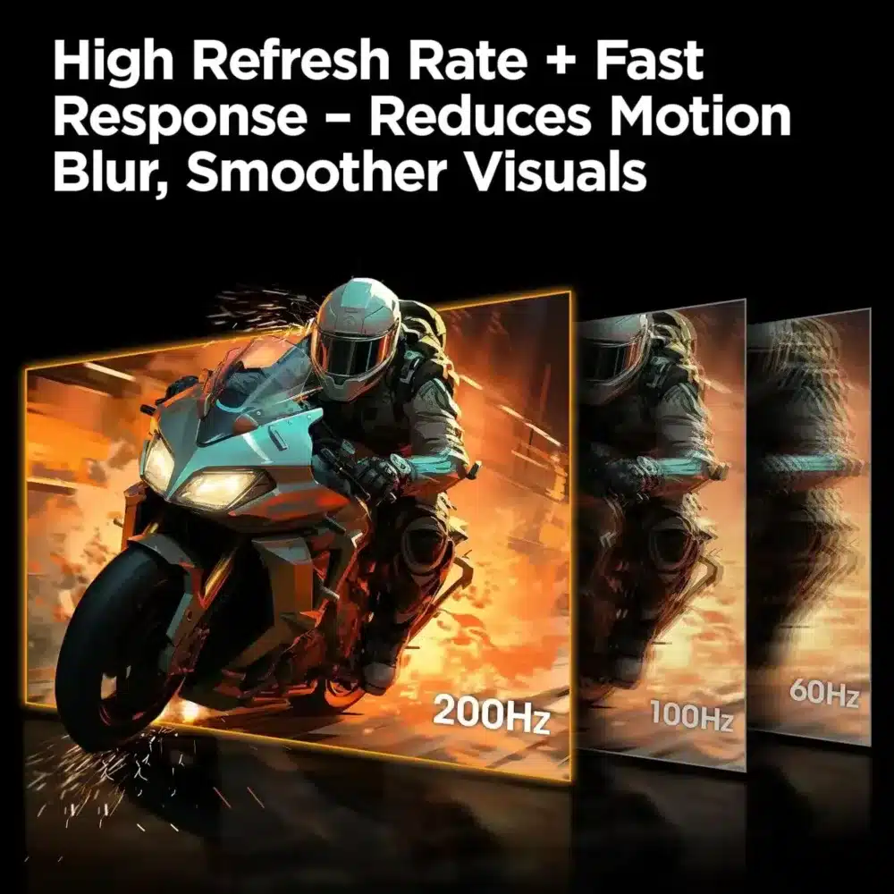 ⁦KOORUI G2711P 27-inch IPS FHD 200Hz Gaming Monitor⁩ - الصورة ⁦5⁩