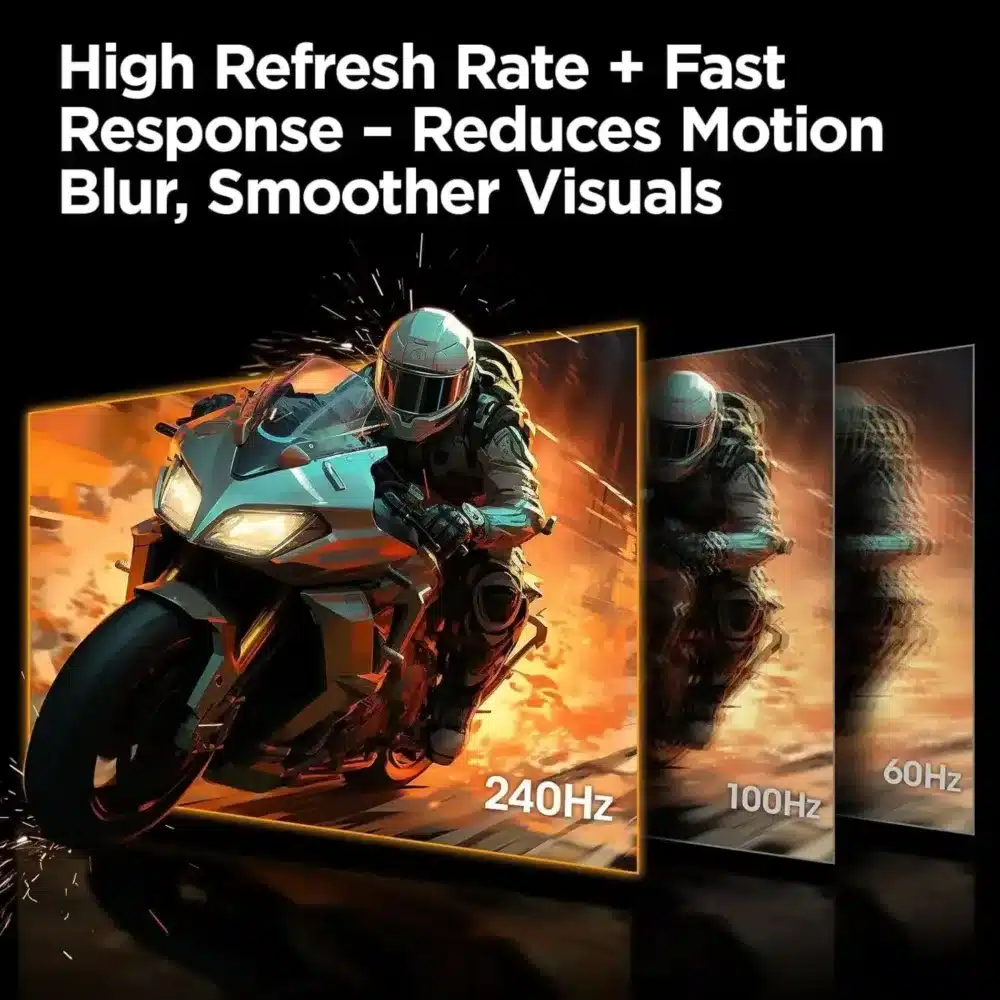 ⁦KOORUI GN02 27-inch FHD 240Hz Gaming Monitor⁩ - الصورة ⁦5⁩