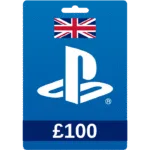 بطاقة شحن ستور بريطاني 100£ Playstation Store Card UK