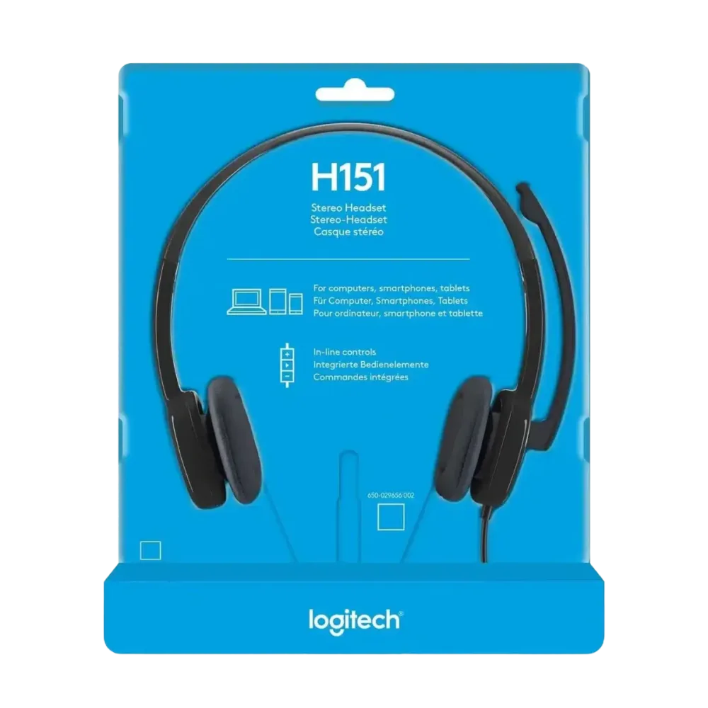 ⁦Logitech H151 Stereo Headset⁩ - الصورة ⁦2⁩