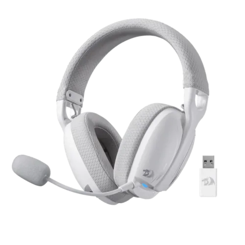 Redragon H878 3-mode Wireless Blue Lighting Gaming Headset - Lightweight - 7.1